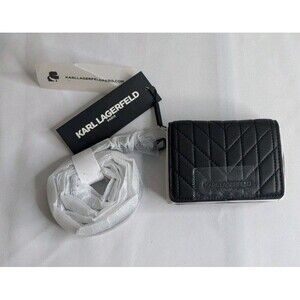 Karl Lagerfeld Paris - Nicolette Cardholder, Small, Black, Rainbow, Detachable